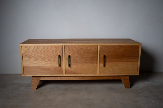 Birch TV Console Table – Handmade Mid-Century Modern TV Console Table