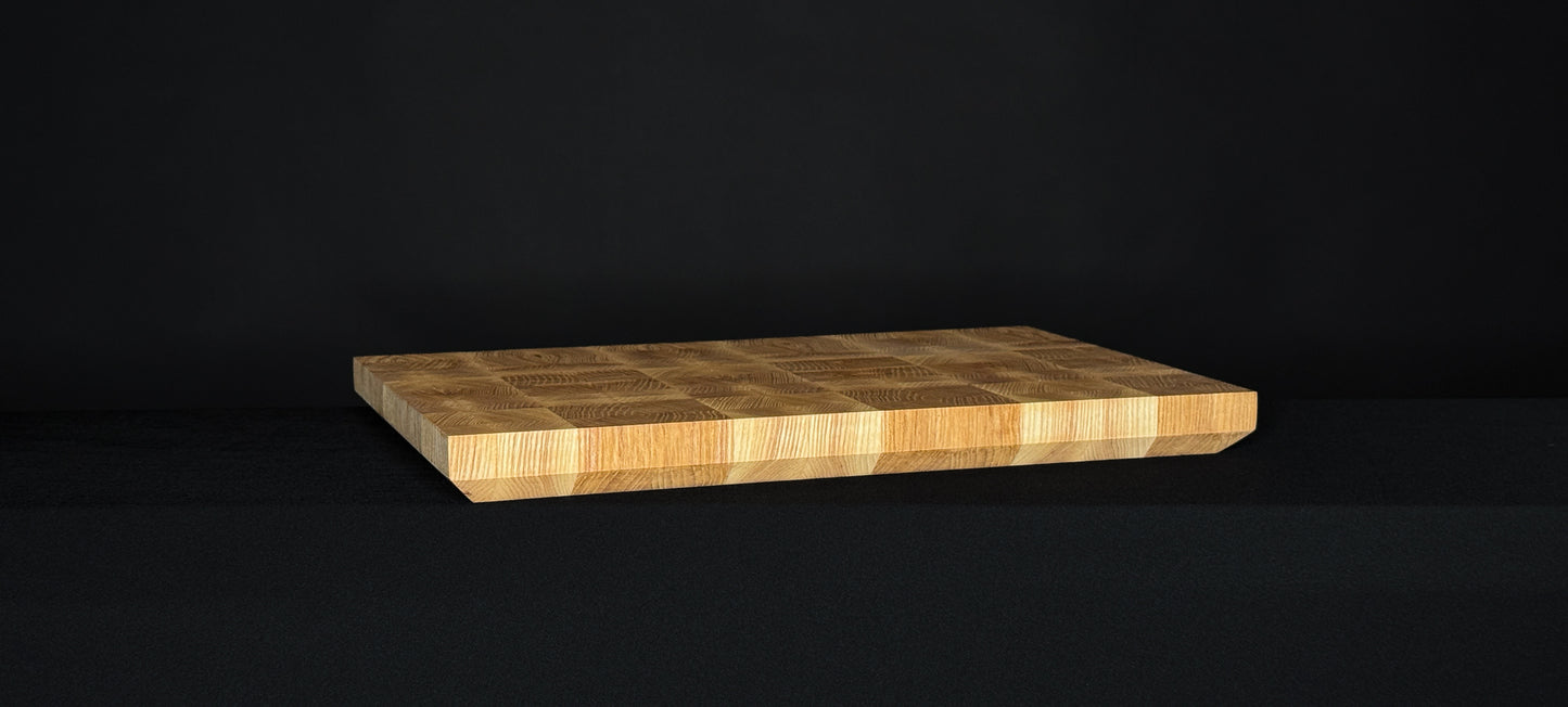 Ash End Grain Cutting Board – Handmade Durable Kitchen Cutting Board