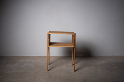 White Oak Side Table – Handmade Mid-Century Modern Side Table