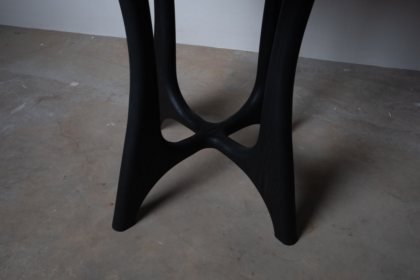 Ebonized Ash Side Table - Handmade Modern Side Table
