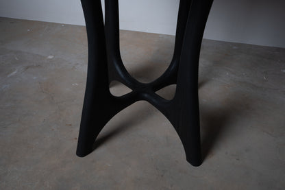 Ebonized Ash Side Table - Handmade Modern Side Table