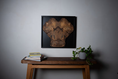 Bookmatched Magnolia Wall Art – Handmade Wood Art Piece