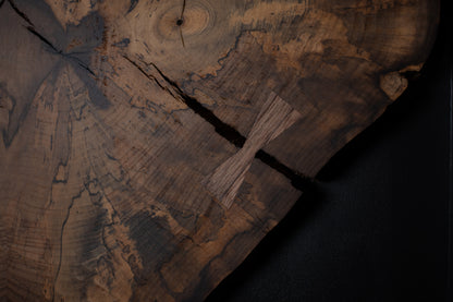 Bookmatched Magnolia Wall Art – Handmade Wood Art Piece