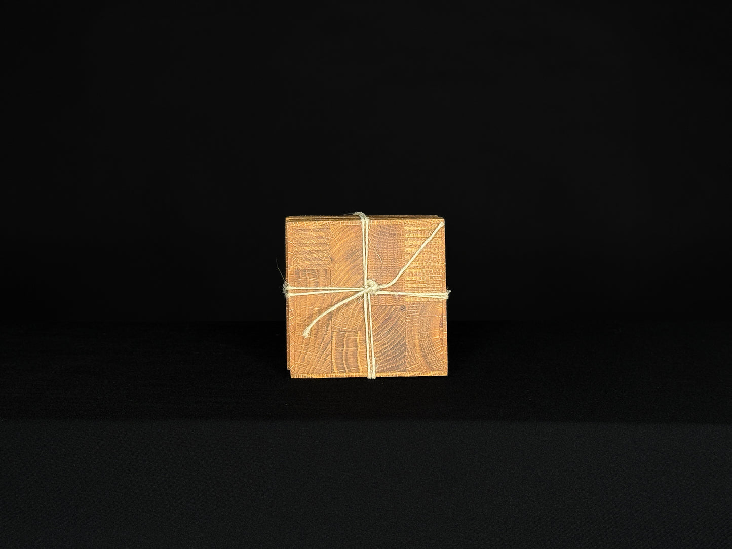 White Oak End Grain Coaster Set