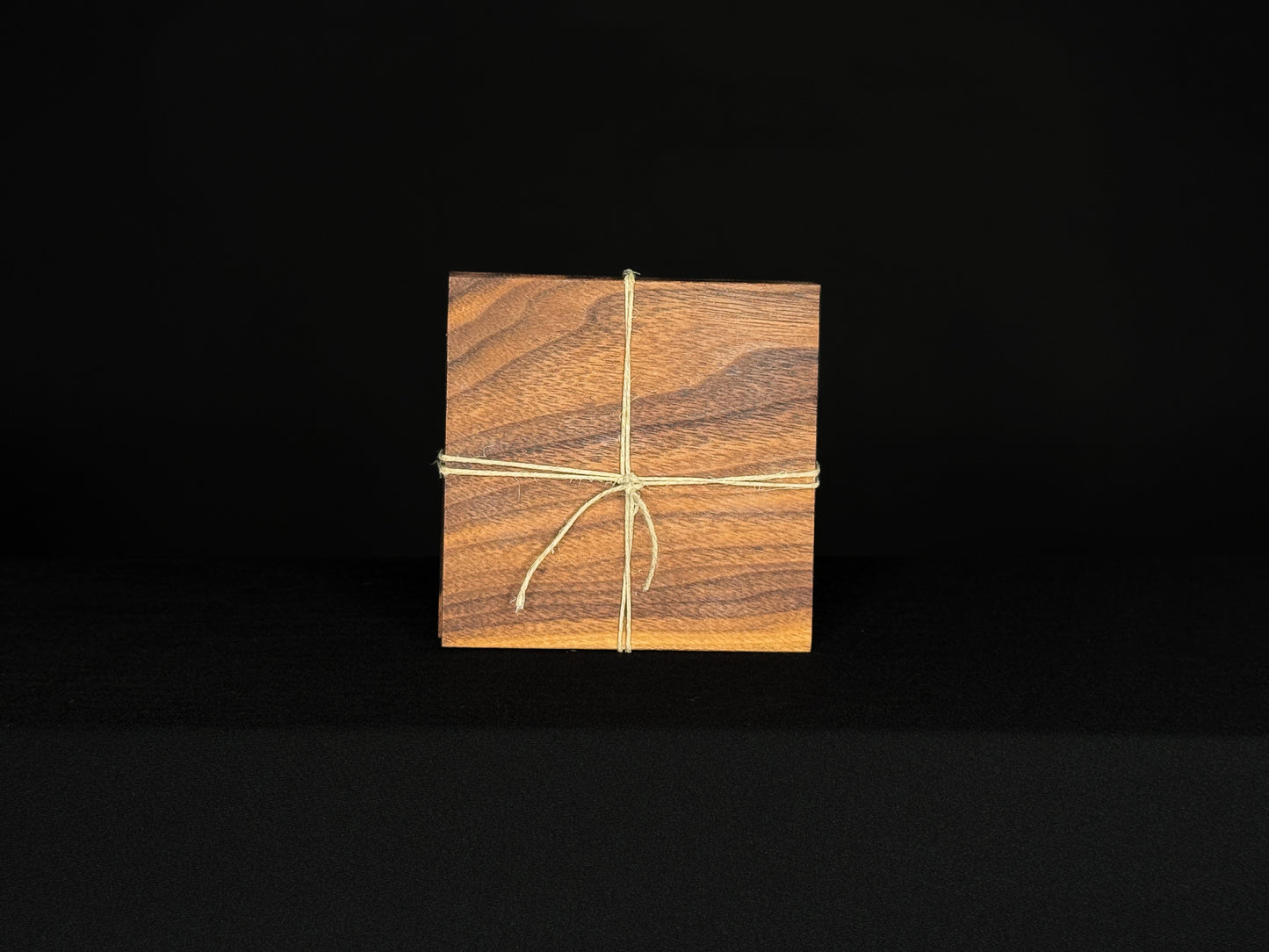 Walnut Coaster Set