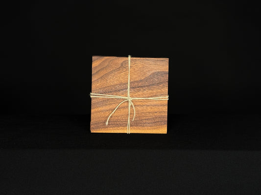 Walnut Coaster Set