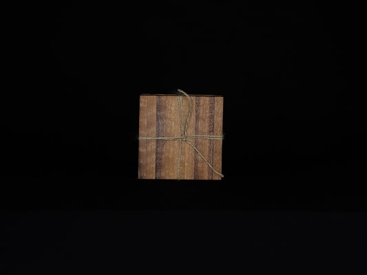 Curly Walnut Coaster Set