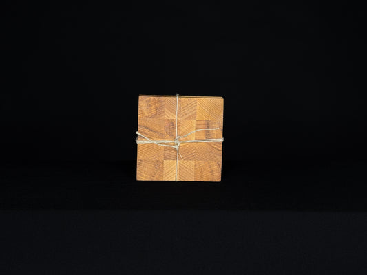 End Grain Ash Coaster Set