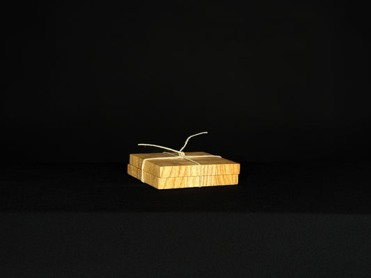 Ash Coaster Set – Handmade Wood Coasters