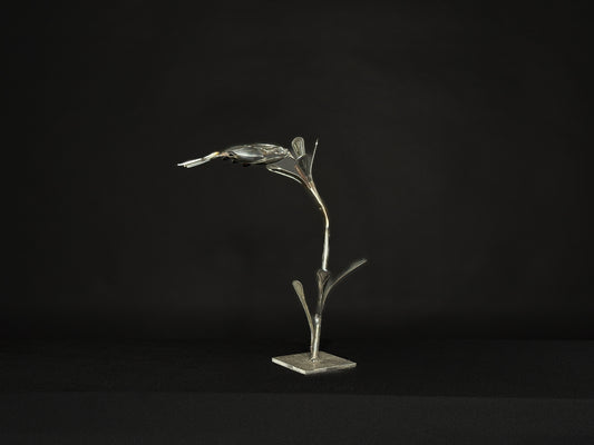 Handcrafted Metal Bird Sculpture