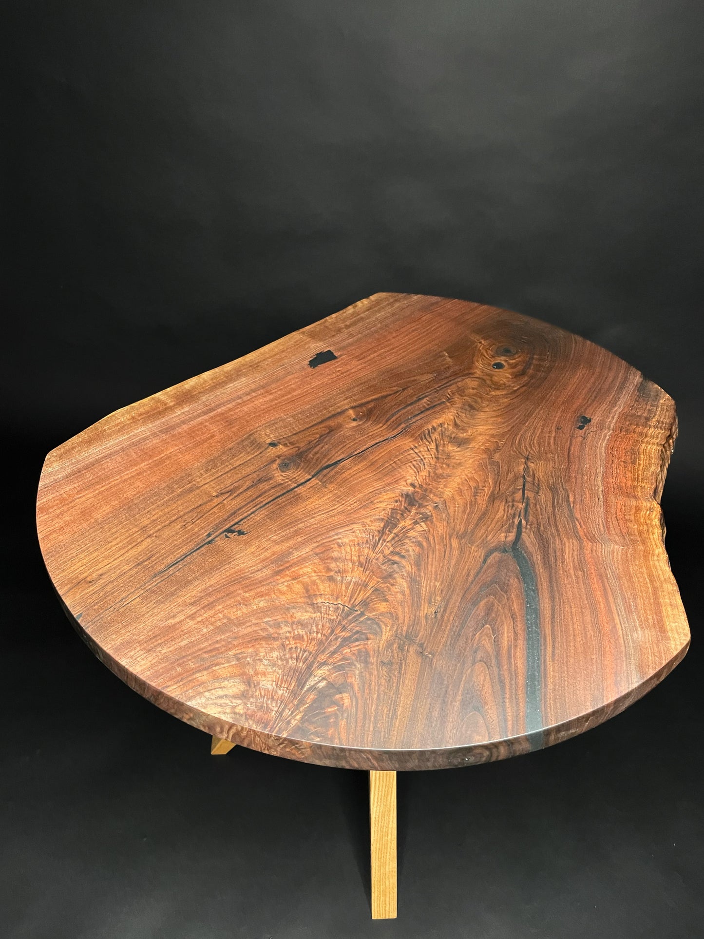 Walnut Slab Side Table