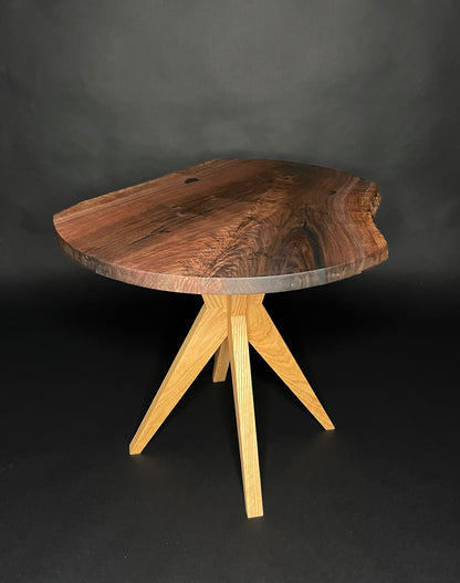 Walnut Slab Side Table